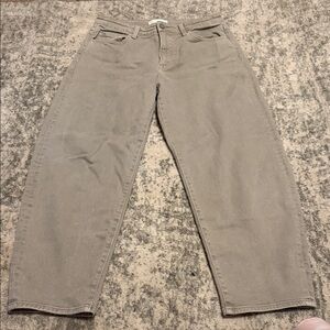Vervet Grayish/Khaki Barrel jeans